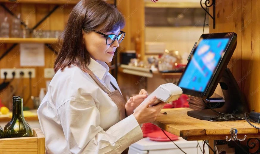 Retail POS system managing customer loyalty rewards