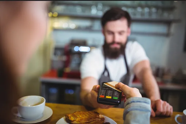 Cafe card payment