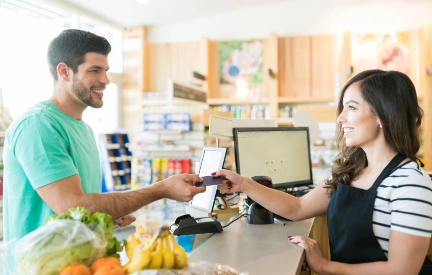 Retail owner selecting ideal POS system solution