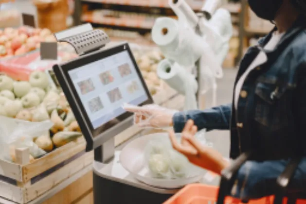 Self-checkout kiosk