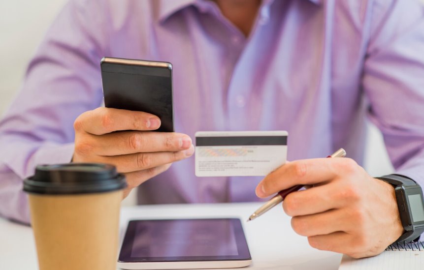 Credit card processing enabling secure digital payments