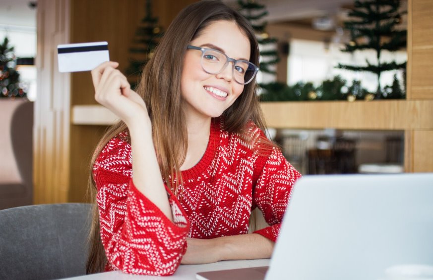 Customer using credit card processing for payments