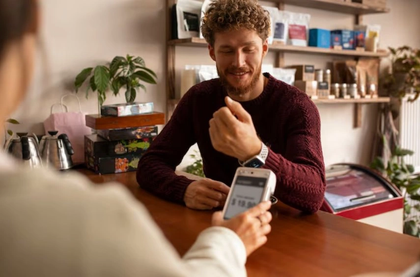 Small business using mobile payment system